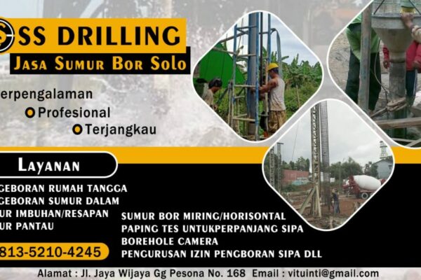 JASA SUMUR BOR TERBAIK GRESIK